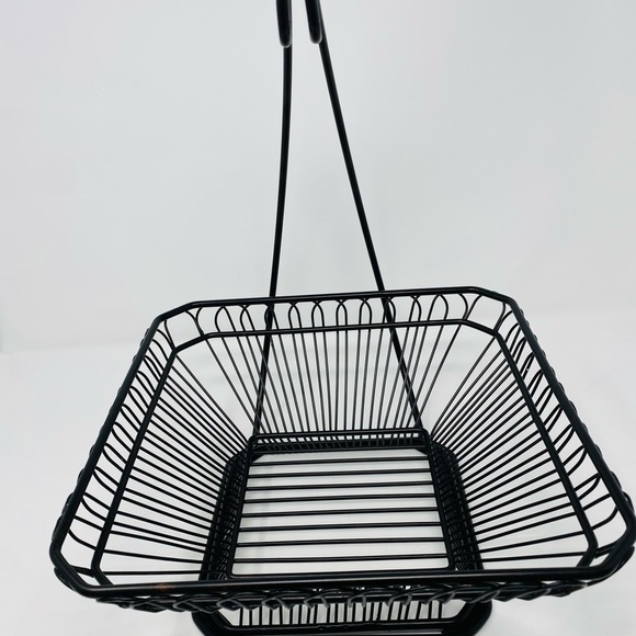 Black Metal Fruit Basket with Hook - Picture 3 of 10